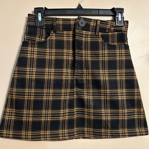 Forever 21 plaid mini skirt